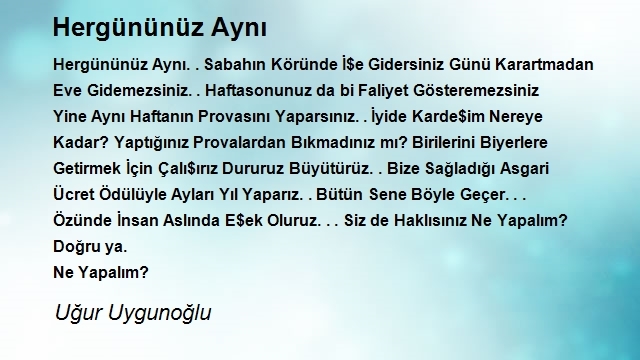 Uğur Uygunoğlu