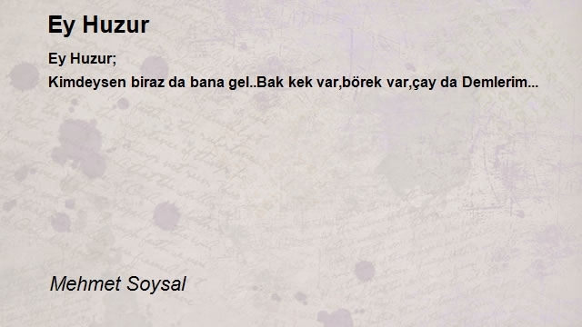 Mehmet Soysal