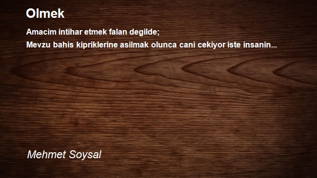 Mehmet Soysal