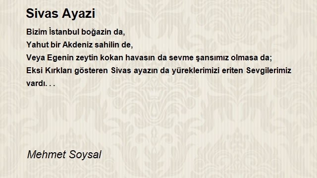 Mehmet Soysal