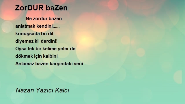 Nazan Yazıcı Kalcı