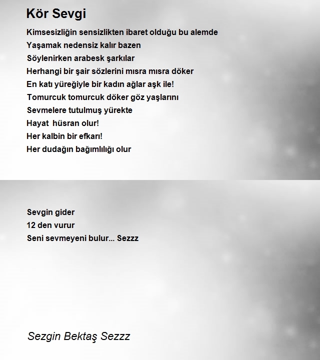 Sezgin Bektaş Sezzz