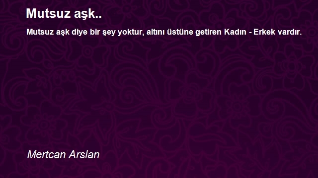 Mertcan Arslan