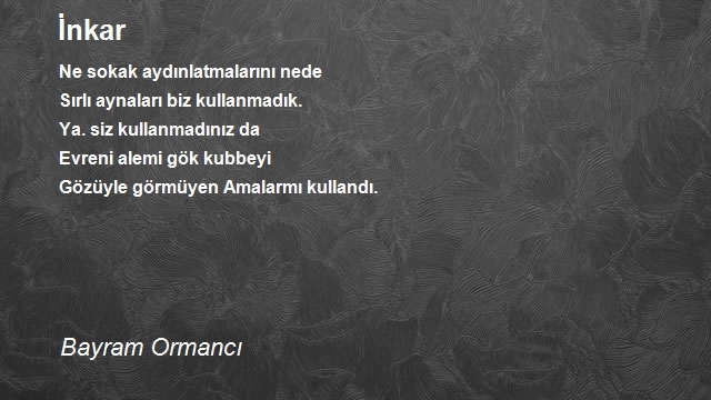 Bayram Ormancı