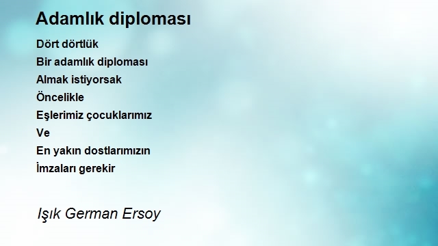 Işık German Ersoy 