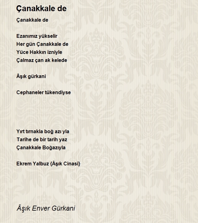 Âşık Enver Gürkani