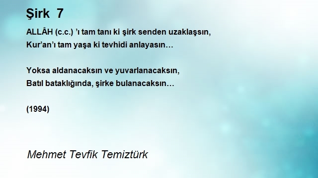 Mehmet Tevfik Temiztürk