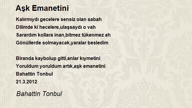 Bahattin Tonbul