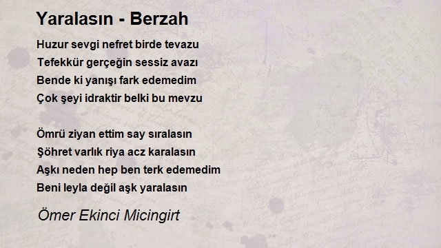 Ömer Ekinci Micingirt