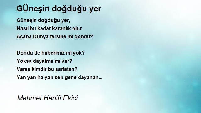 Mehmet Hanifi Ekici