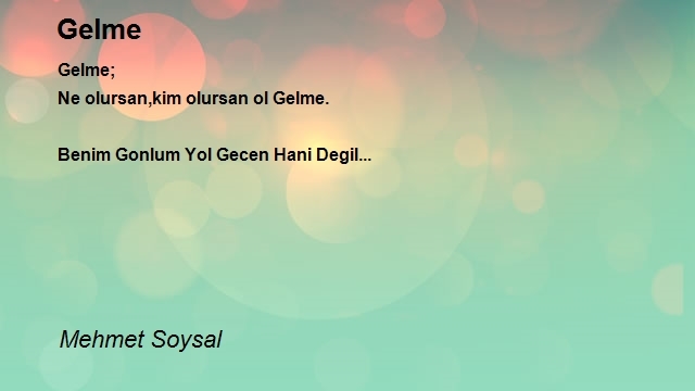 Mehmet Soysal