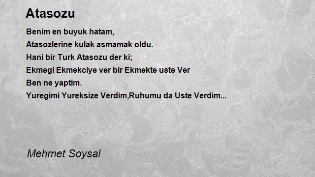 Mehmet Soysal