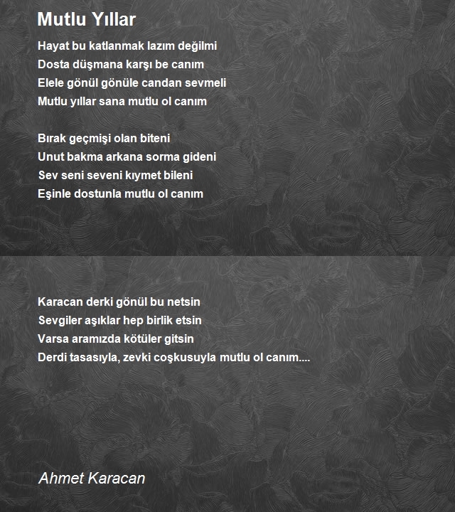 Ahmet Karacan