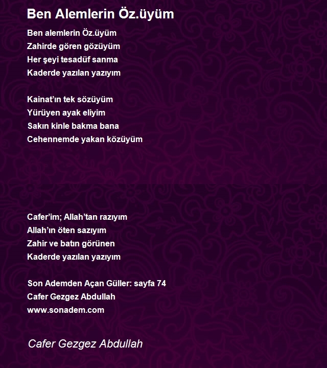 Cafer Gezgez Abdullah