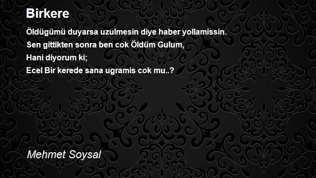 Mehmet Soysal