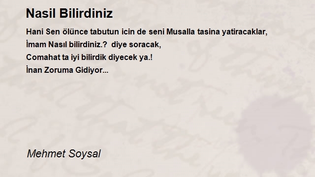 Mehmet Soysal