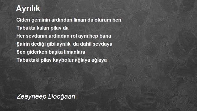 Zeeyneep Dooğaan