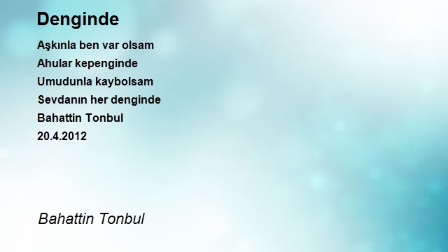 Bahattin Tonbul