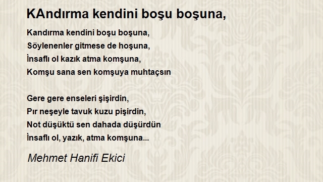 Mehmet Hanifi Ekici