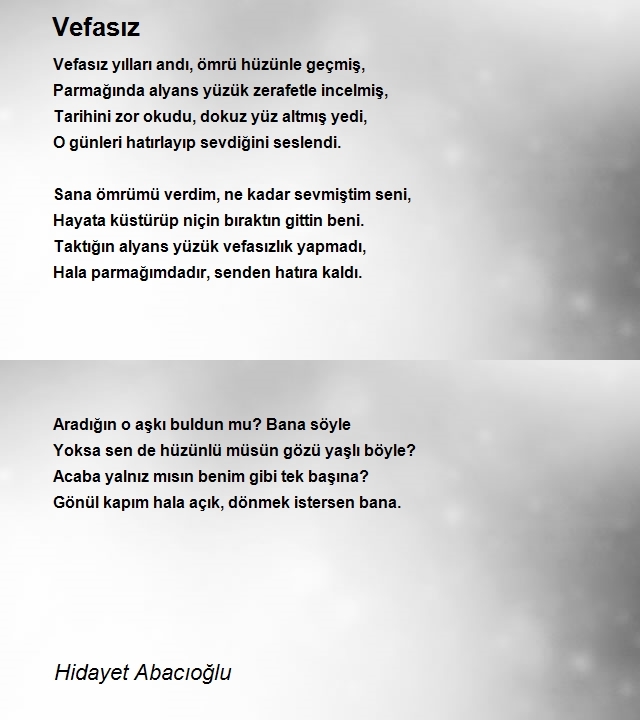 Hidayet Abacıoğlu