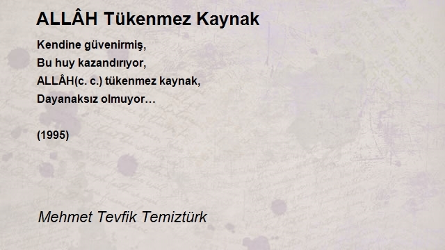 Mehmet Tevfik Temiztürk