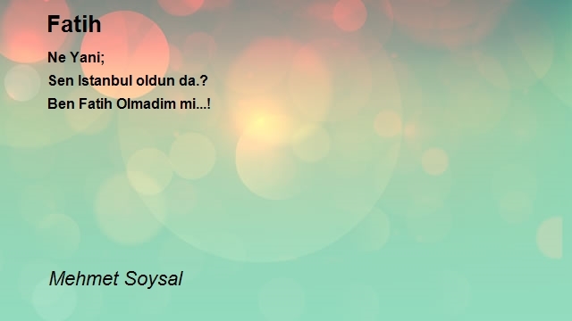 Mehmet Soysal