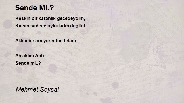 Mehmet Soysal