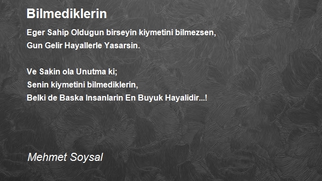 Mehmet Soysal