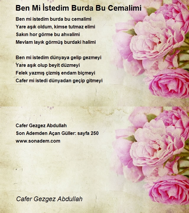 Cafer Gezgez Abdullah