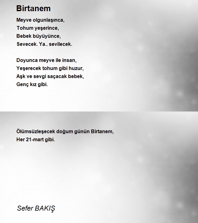 Sefer BAKIŞ 