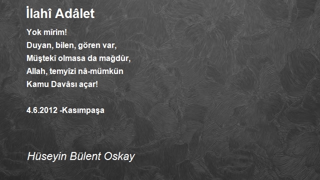 Hüseyin Bülent Oskay