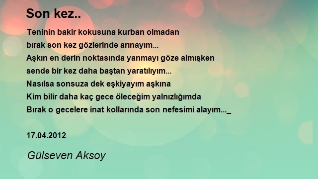 Gülseven Aksoy