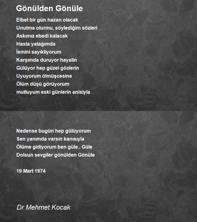 Dr Mehmet Kocak