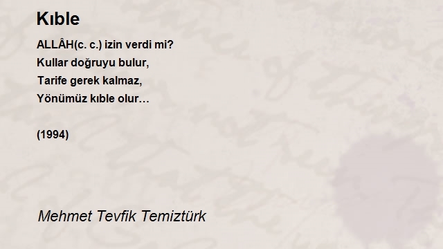 Mehmet Tevfik Temiztürk