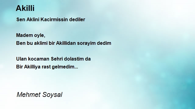 Mehmet Soysal