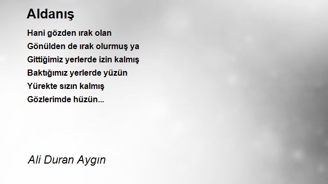 Ali Duran Aygın