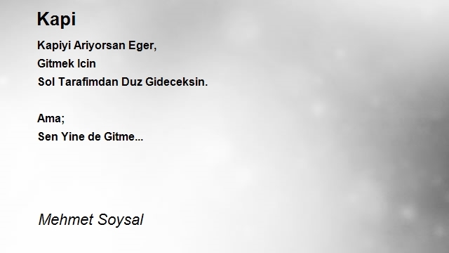 Mehmet Soysal