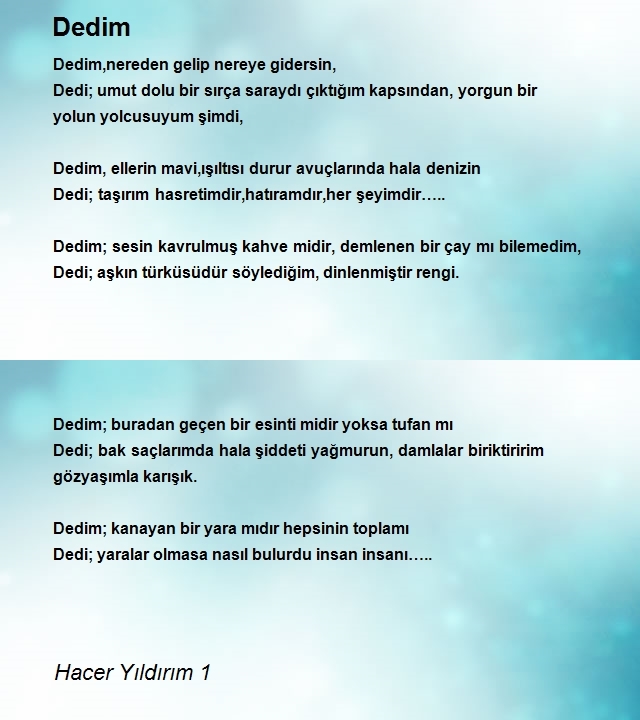 Hacer Yıldırım 1