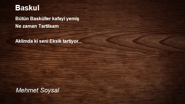 Mehmet Soysal