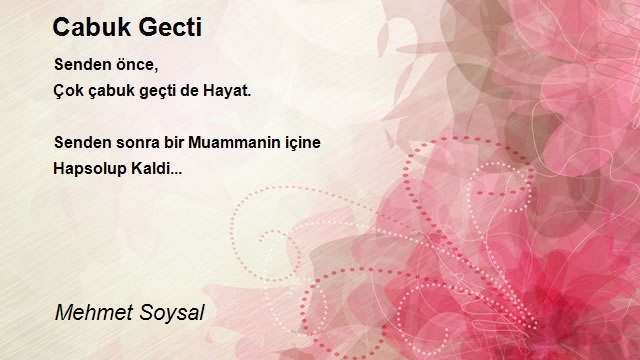 Mehmet Soysal