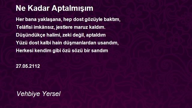 Vehbiye Yersel