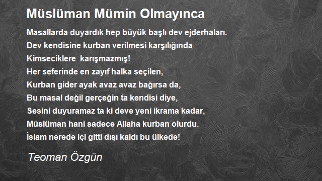 Teoman Özgün