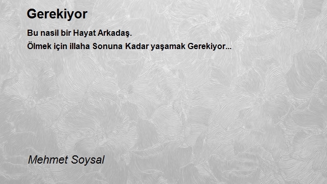 Mehmet Soysal