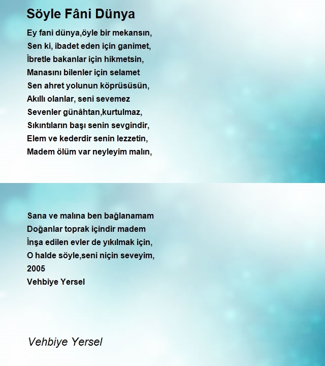 Vehbiye Yersel