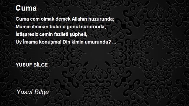 Yusuf Bilge