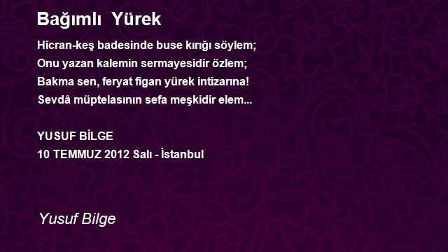 Yusuf Bilge