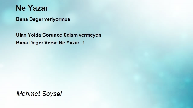 Mehmet Soysal