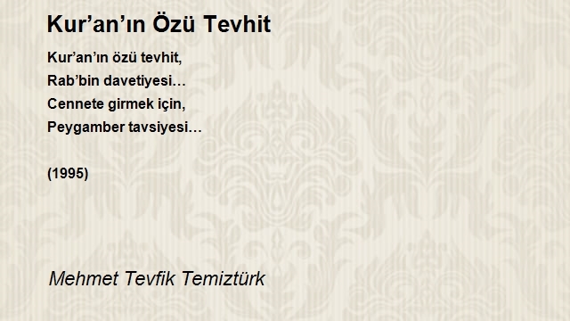 Mehmet Tevfik Temiztürk