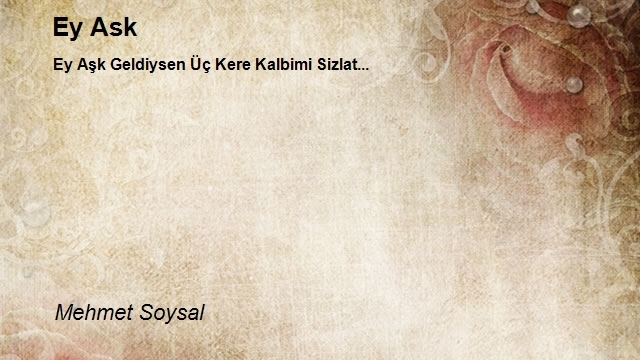 Mehmet Soysal