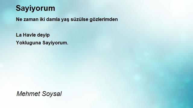 Mehmet Soysal